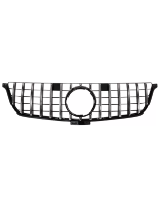 Griglia anteriore compatibile con Mercedes ML-Classe W166 (2012-2014) GT-R Panamericana design nero 