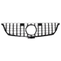Griglia anteriore compatibile con Mercedes ML-Classe W166 (2012-2014) GT-R Panamericana design nero 