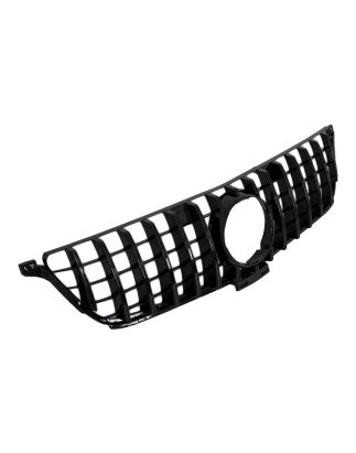 Griglia anteriore compatibile con Mercedes ML-Classe W166 (2012-2014) GT-R Panamericana design nero 