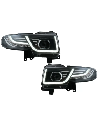 Griglia anteriore con LED Fari anteriori Bi-Xenon look compatibile con Toyota FJ Cruiser XJ10 (2007-