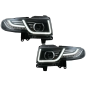 Griglia anteriore con LED Fari anteriori Bi-Xenon look compatibile con Toyota FJ Cruiser XJ10 (2007-