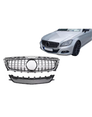 Griglia anteriore compatibile con Mercedes CLS W218 C218 (2011-2014) X218 Shooting Brake (2012-2014)