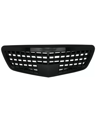 Griglia anteriore compatibile con Mercedes S-Classe W221 Facelift (2010-2013) Vertical design nero l