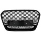Griglia anteriore compatibile con Audi A6 C7 4G Pre-Facelift (2011-2014) RS6 design nero lucido (Cod