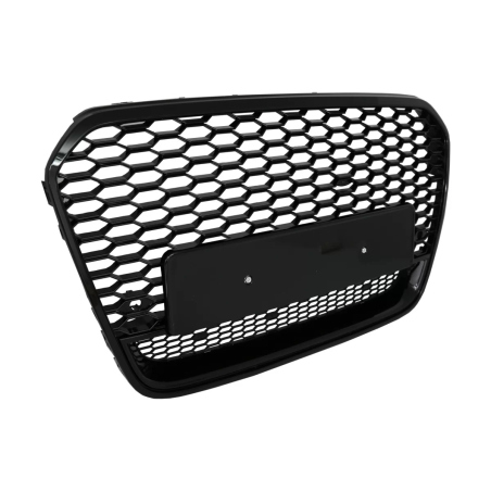 Griglia anteriore compatibile con Audi A6 C7 4G Pre-Facelift (2011-2014) RS6 design nero lucido (Cod