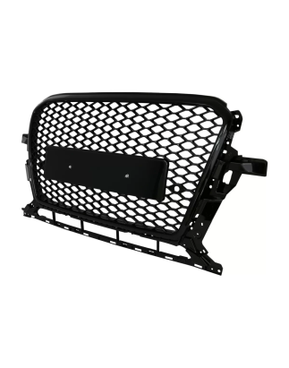 Griglia anteriore compatibile con Audi Q5 8R Facelift (2012-2015) nero lucido (Cod. K-FGAUQ58RSQ5B)