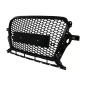 Griglia anteriore compatibile con Audi Q5 8R Facelift (2012-2015) nero lucido (Cod. K-FGAUQ58RSQ5B)