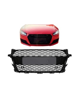 Griglia anteriore compatibile con Audi TT FV 8S (2015-2017) RS design nero (Cod. K-FGAUTT8SRSB)