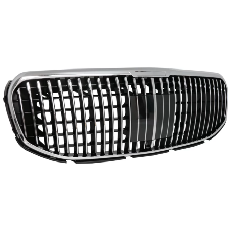 Griglia anteriore compatibile con Mercedes GLS SUV X167 (2019-2023) M-design cromato (Cod. K-FGMBX16
