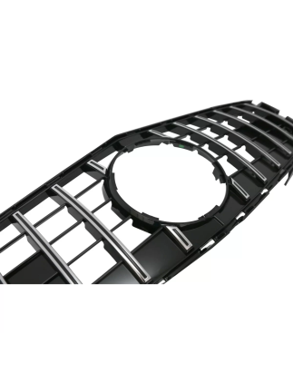 Griglia anteriore compatibile con Mercedes SL-Classe R231 (2012-2016) GT-R Panamericana design nero 