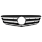 Griglia anteriore compatibile con Mercedes C-Classe W204 S204 Berlina Station Wagon (2007-2014) nero