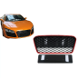 Griglia anteriore compatibile con Audi R8 42 1st Generation Facelift (2013-2015) RS design Glossy ne