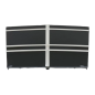 Griglia anteriore Distronic Cover compatibile con Mercedes S-Classe W222 X222 (2013-2020) design cro