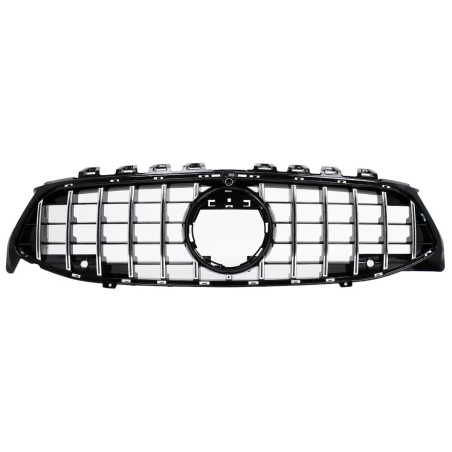 Griglia anteriore compatibile con Mercedes CLA X118 C118 (2019-05.2023) cromato Stripes GT-R Panamer