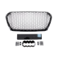 Griglia anteriore compatibile con Audi A4 B9 8W (2016-2018) Berlina Avant RS design Glossy nero (Cod