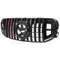 Griglia anteriore con rosso Insertion compatibile con Mercedes GLS SUV X167 (2019-2023) GTR design (