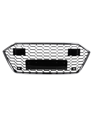 Griglia anteriore compatibile con Audi A7 4K8 (2018-) RS design cromato (Cod. K-FGAUA74KRSWHC)