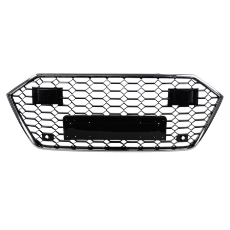 Griglia anteriore compatibile con Audi A7 4K8 (2018-) RS design cromato (Cod. K-FGAUA74KRSWHC)