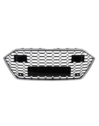 Griglia anteriore compatibile con Audi A7 4K8 (2018-) RS design Silver (Cod. K-FGAUA74KRSWHS)