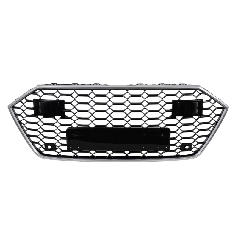 Griglia anteriore compatibile con Audi A7 4K8 (2018-) RS design Silver (Cod. K-FGAUA74KRSWHS)