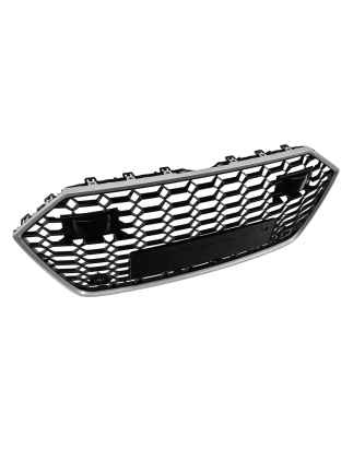 Griglia anteriore compatibile con Audi A7 4K8 (2018-) RS design Silver (Cod. K-FGAUA74KRSWHS)