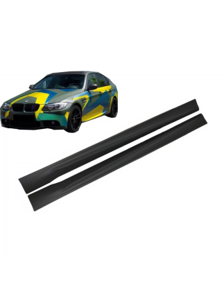 Minigonne laterali compatibile con BMW E90 E91 3 Serie (2004-2011) LCI pre-restyling M-Technik (Cod.