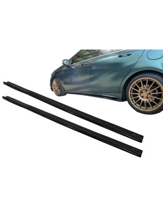Minigonne laterali Extension compatibile con Mercedes A-Classe W176 Sport Line A45 Hatchback (2012-2