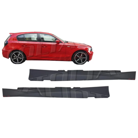 Minigonne laterali compatibile con BMW 1 Serie E87 (2003-2012) 5 Doors M-Technik Sport design (Cod. 