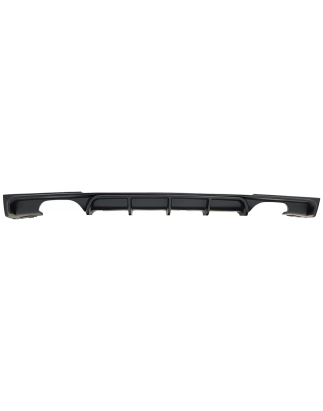 Spoiler diffusore sottoparaurti posteriore Double Outlet compatibile con BMW 3 Serie F30 F31 (2011-2