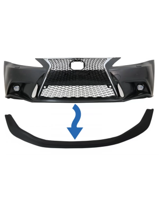 Spoiler paraurti anteriore Lip compatibile con LEXUS IS XE20 (2005-2013) IS F Sport Facelift XE30 (2