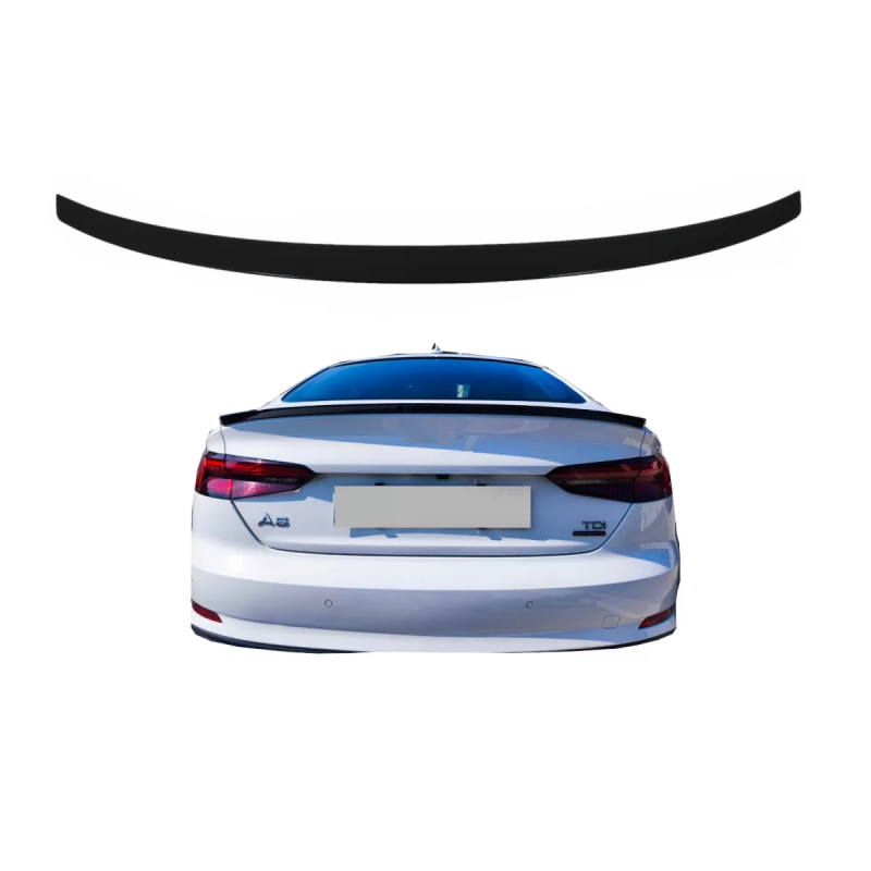 Spoiler baule compatibile con Audi A5 F5 Sportback (2017-in poi) nero lucido (Cod. K-TSAUA5F5)