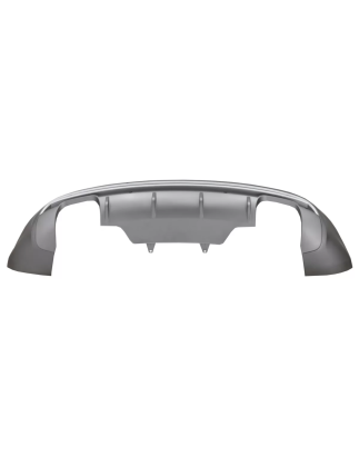 Spoiler diffusore sottoparaurti posteriore Double Outlet compatibile con Audi Q5 8R Facelift (2013-2