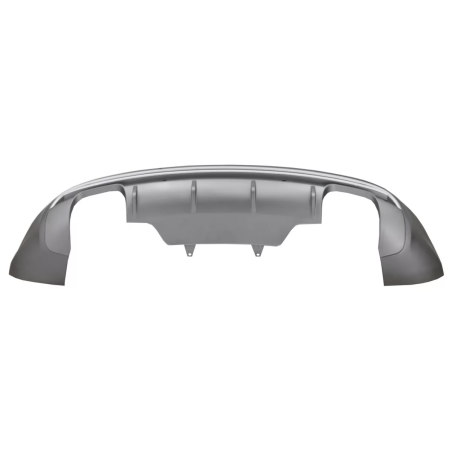 Spoiler diffusore sottoparaurti posteriore Double Outlet compatibile con Audi Q5 8R Facelift (2013-2