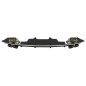 Spoiler diffusore sottoparaurti posteriore Double Outlet compatibile con Audi Q5 8R Facelift (2013-2