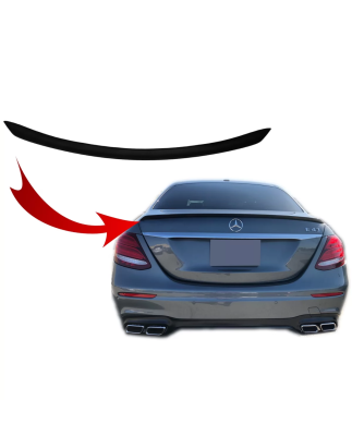 Spoiler baule compatibile con Mercedes Classe E W213 (2016-in poi) nero opaco (Cod. K-TSMBW213)