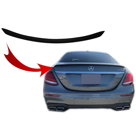 Spoiler baule compatibile con Mercedes Classe E W213 (2016-in poi) nero opaco (Cod. K-TSMBW213)