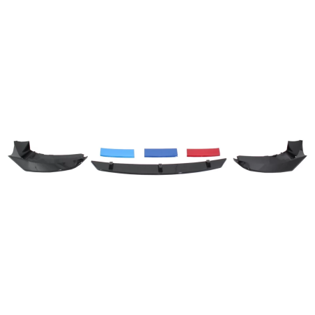 Spoiler paraurti anteriore compatibile con BMW 5 Serie G30 G31 Berlina Touring (2017-in poi) design 