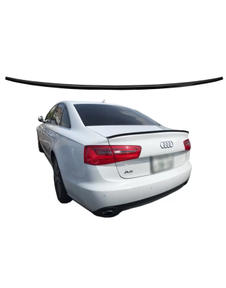 Spoiler baule compatibile con Audi A6 C7 4G 4 Doors (2011-2018) nero lucido (Cod. K-TSAUA64GPB)
