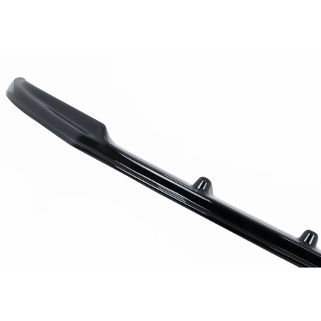Spoiler paraurti anteriore Lip compatibile con VW Transporter T6 (2015-in poi) Glossy nero Add-on (C
