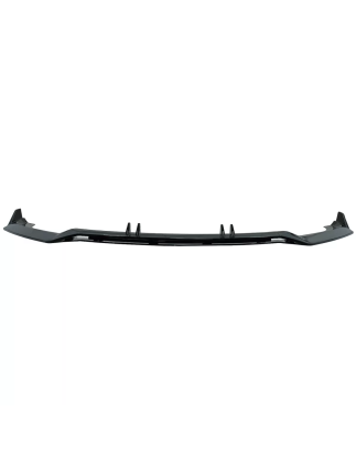 Spoiler paraurti anteriore Lip compatibile con Audi A4 B9 8W S-Line (2016-2018) nero lucido Add-On (
