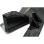 Spoiler paraurti anteriore Lip compatibile con Audi A4 B9 8W S-Line (2016-2018) look carbonio Add-On