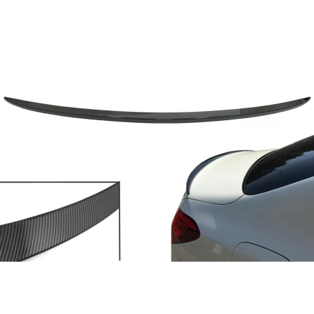 Spoiler baule compatibile con Mercedes C-Classe W205 (2014-2020) look carbonio (Cod. K-TSMBW205AMGCF