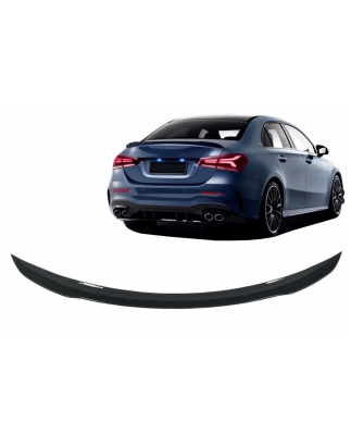 Spoiler baule compatibile con Mercedes A-Classe Berlina V177 (2018-in poi) A45 design nero lucido (C