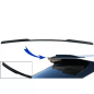 Spoiler tetto Cap compatibile con Audi Q8 SUV (2018-in poi) Sport design nero lucido Add-On (Cod. K-