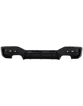 Spoiler diffusore sottoparaurti posteriore Twin Double Outlet compatibile con BMW 1 Serie F20 F21 LC