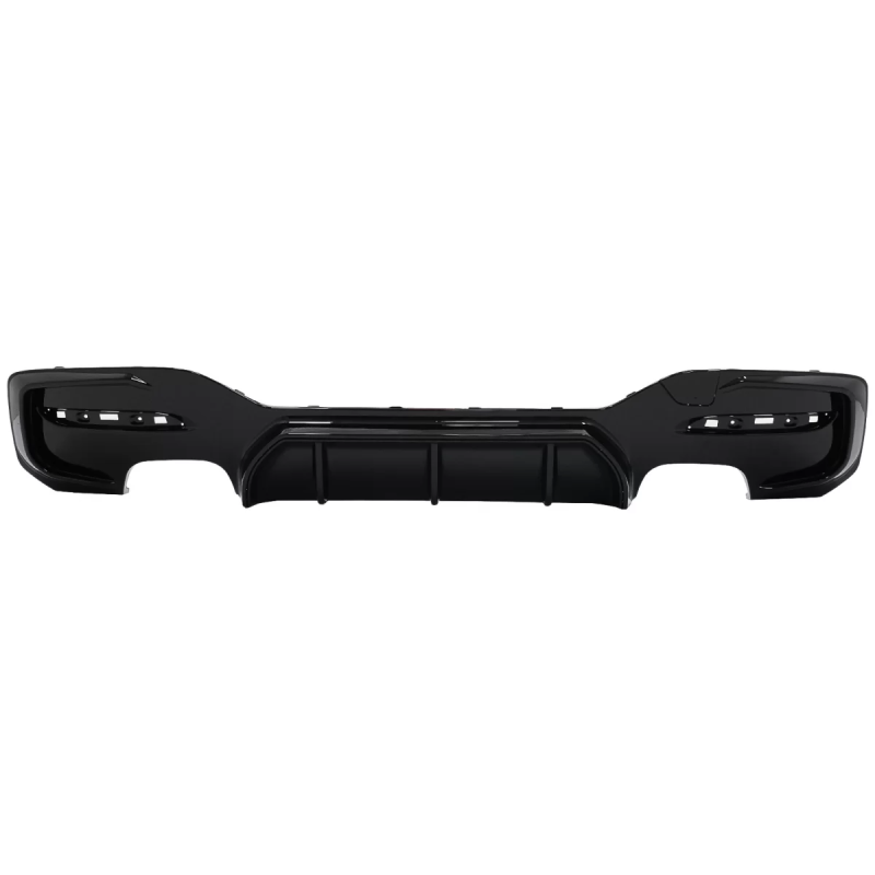 Spoiler diffusore sottoparaurti posteriore Twin Double Outlet compatibile con BMW 1 Serie F20 F21 LC