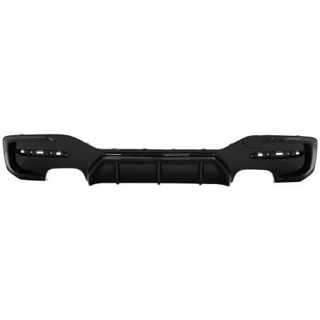Spoiler diffusore sottoparaurti posteriore Twin Double Outlet compatibile con BMW 1 Serie F20 F21 LC