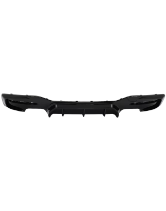 Spoiler diffusore sottoparaurti posteriore Twin Double Outlet compatibile con BMW 1 Serie F20 F21 LC
