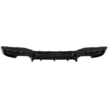 Spoiler diffusore sottoparaurti posteriore Twin Double Outlet compatibile con BMW 1 Serie F20 F21 LC