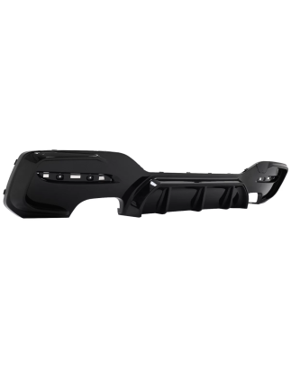 Spoiler diffusore sottoparaurti posteriore Twin Double Outlet compatibile con BMW 1 Serie F20 F21 LC
